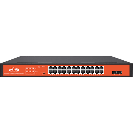 24-port PoE+ Gigabit Ethernet Switch with 2 x SFP Uplink Ports