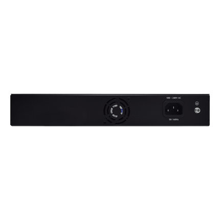 16-port 10/100 200W PoE+ Ethernet Switch w/ 1G and 1x SFP ports, 250m Transmission