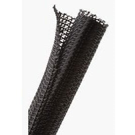 1" Black Expandable Braided Sleeving "Flexo F6" - 6' Mini Pack