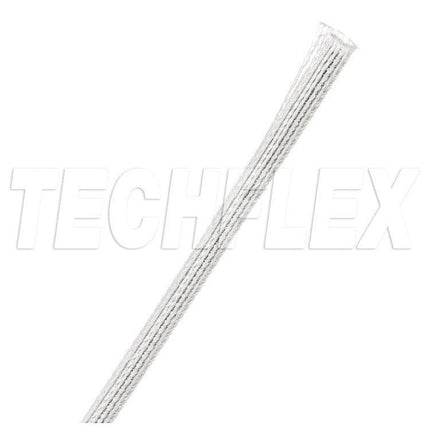 1" White Expandable Braided Sleeving "Flexo F6" - 6' Mini Pack