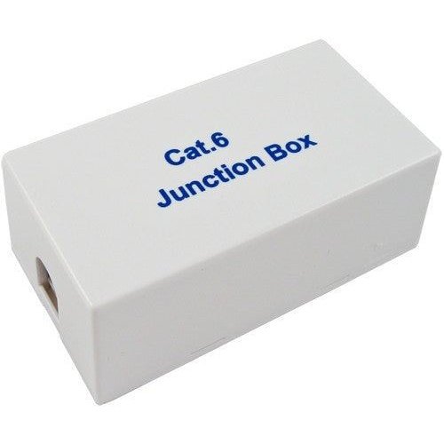 Cat 6 Inline Junction Splice Box, White