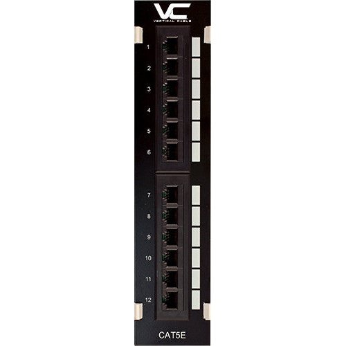 CAT5E 12 Port-Mini Wall Mount Patch Panel