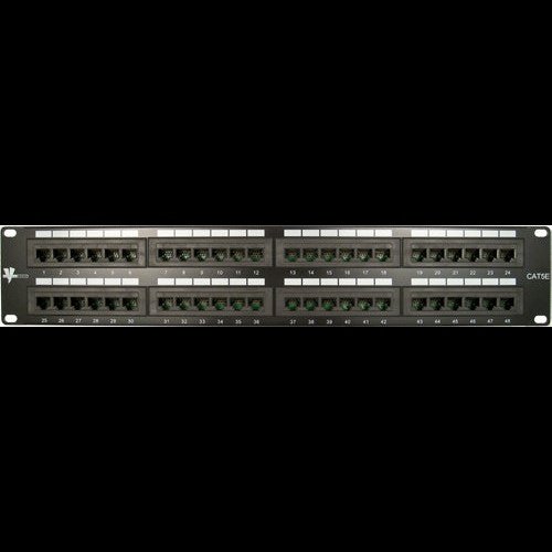 CAT5E 48 Port, 110-IDC Patch Panel - 2U