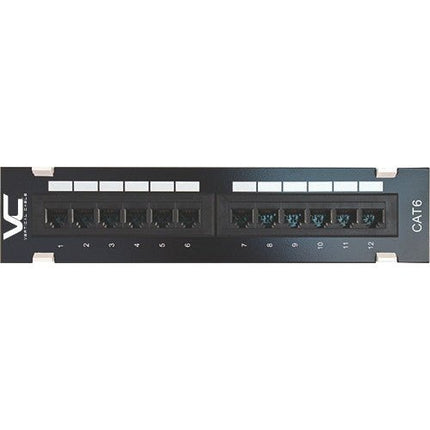 CAT6 12 Port-Mini Wall Mount Patch Panel