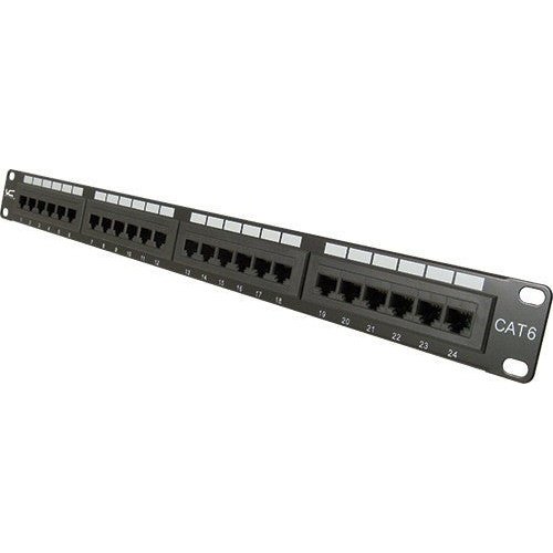 CAT6 24 Port, 110 IDC Patch Panel - 1U