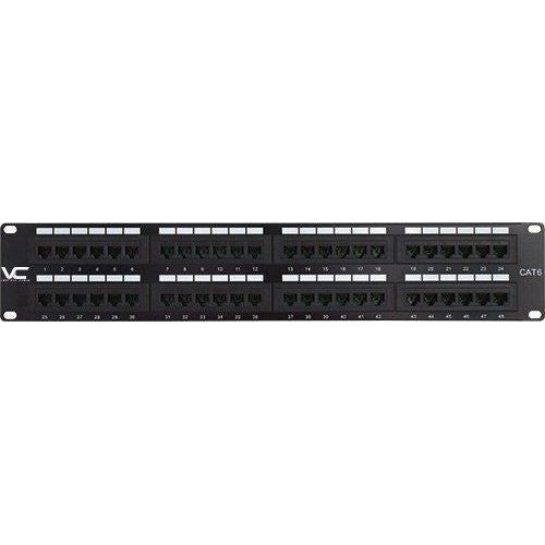 CAT5E 48 Port, 110 IDC Patch Panel - 2U