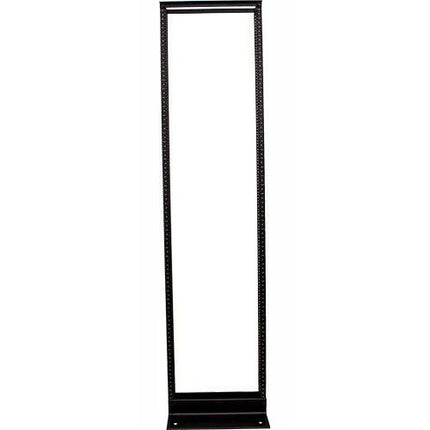 45U Black Aluminum 2-post Rack