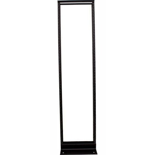 45U Black Aluminum 2-post Rack