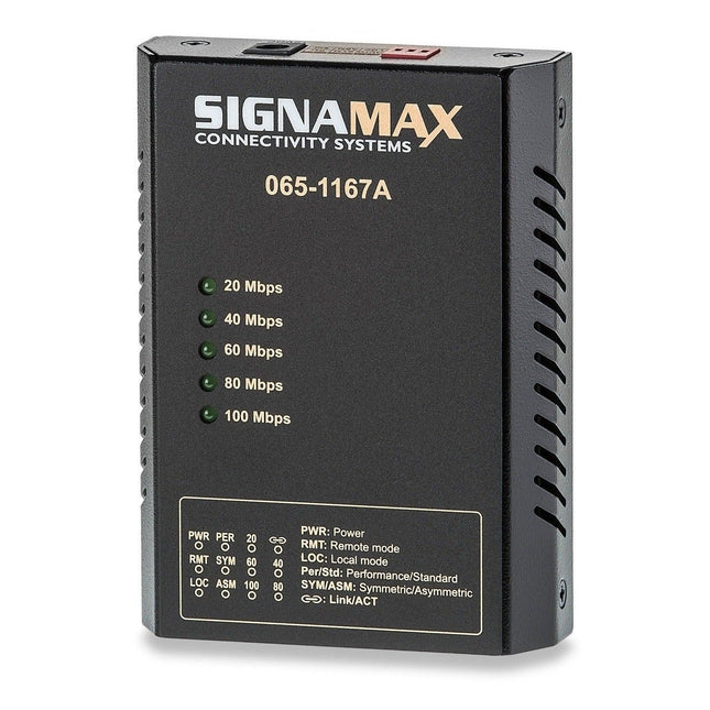 High-Performance 10/100TX Ethernet Extender over VDSL - Signamax FO-065-1167A