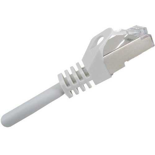 Cat 6A Shielded Patch Cable 1 ft. WHITE