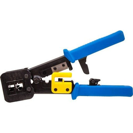 Crimp Tool For RJ45 Feed Through Modular Plugs