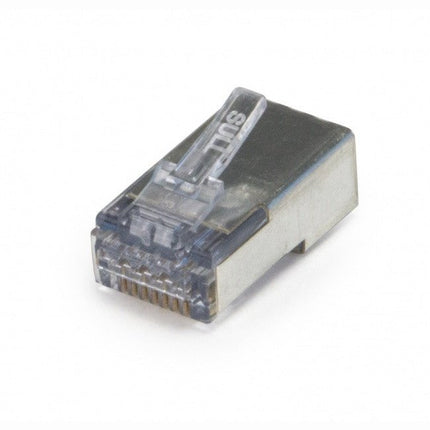 ezEX®44 Shielded CAT6 Connector, Internal Ground - Bag of 100 pcs