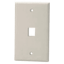 1-Port Almond Wall Plate