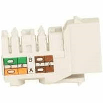 Cat 5e Keystone KwikJack - White • 25pc Contractor Pack