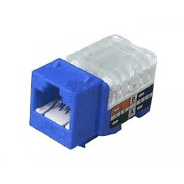 Cat 6 Keystone KwikJack - Blue