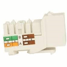 Cat 6 Keystone KwikJack - White • 25pc Contractor Pack