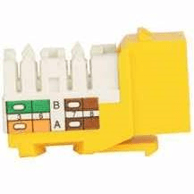 Cat 6 Keystone KwikJack - Yellow