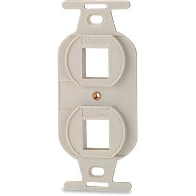 2-Port 106 Type Keystone Adapter Lt. Ivory