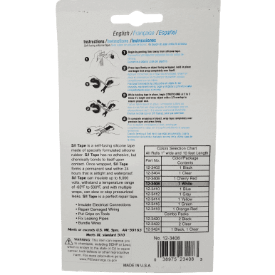 Self-Fusing Silicone Rubber Tape white