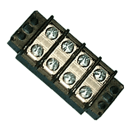 30 Amp Dual Row Terminal Block 4 Pole