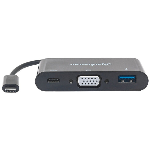 USB-C to VGA 3-in-1 Docking Converter with Power Delivery