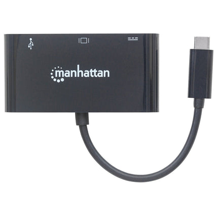 USB-C to VGA 3-in-1 Docking Converter with Power Delivery