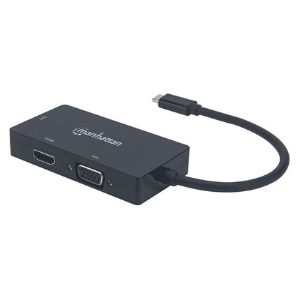 USB-C Male to DVI-I 4K HDMI or VGA