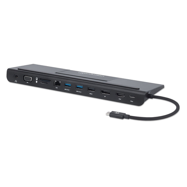 USB-C 11-in-1 Triple-Monitor Docking Station with MST