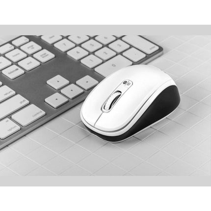 Dual-Mode Mouse Bluetooth® 4.0, 2.4 GHz Wireless White