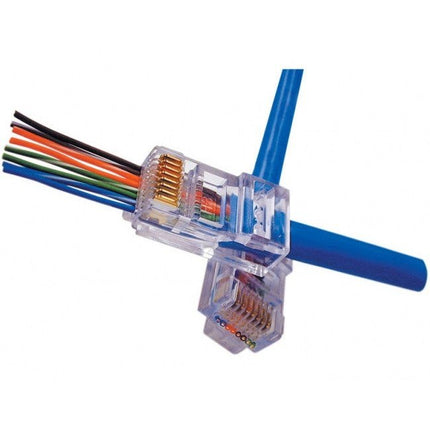 EZ-RJ45® CAT5/5e Connectors. 100/pkg. Jar.