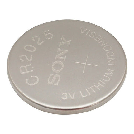 Sony CR2025 3V 160 mAh Lithium Battery 5/pkg.