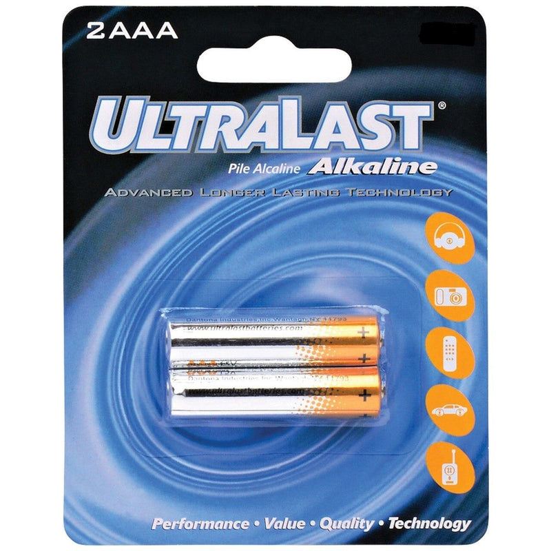 Ultralast AAA Alkaline Battery, 2/pkg.