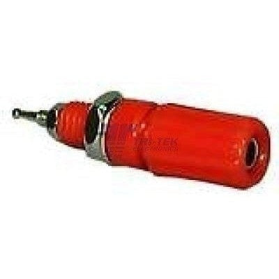 Red Fully Insulated 5-Way Binding Post 1-7/8" High