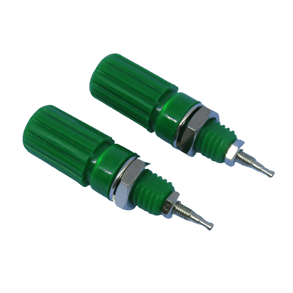 Green Fully Insulated 5-Way Binding Post 1-7/8" High