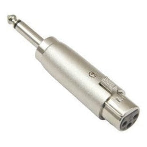 XLR Jack to 1/4in Mono Plug Adapter