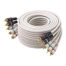 75' Ivory Component Video-Audio Cable