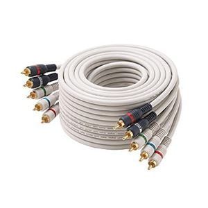 75' Ivory Component Video-Audio Cable