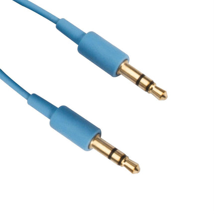 6ft 3.5mm Stereo Cable, Blue