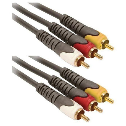 12ft 3xRCA Composite A/V Home Theater Cable