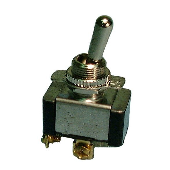 ON-OFF, HD Bat Handle Toggle Switch, SPST – Tri-Tek Electronics
