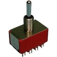 4PDT, ON-OFF-ON, Miniature Toggle Switch