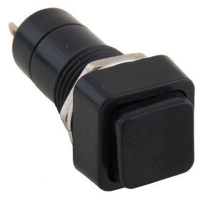 Off-On, Black Mini Push Button Switch, SPST