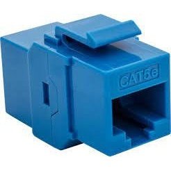 Cat 5e RJ45 Keystone Feed-Thru - BLUE