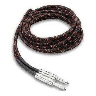 Cloth Guitar Cable BK/RD 18 ft.