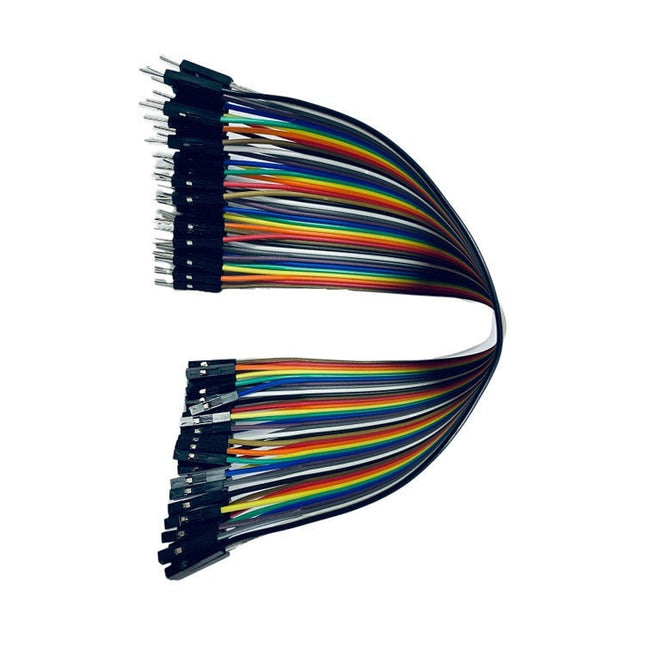 40-pin M/F Multi-Color Ribbon Cable Jumper Wires