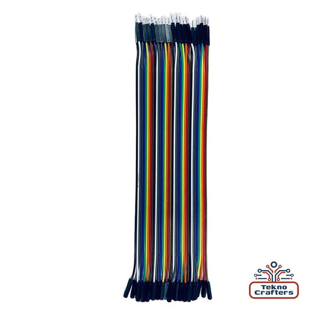 40-pin M/F Multi-Color Ribbon Cable Jumper Wires