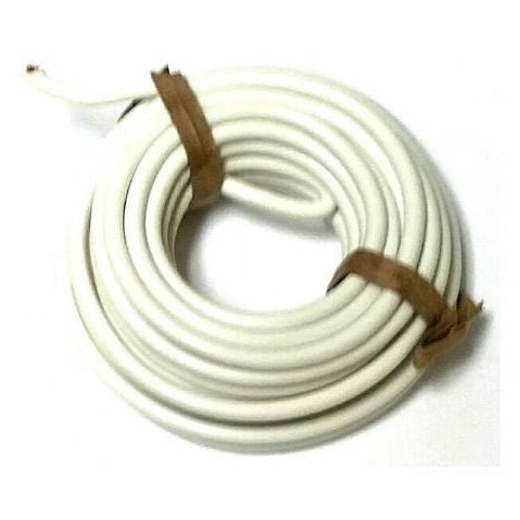 10 AWG Stranded Copper Wire, White, 10 ft.