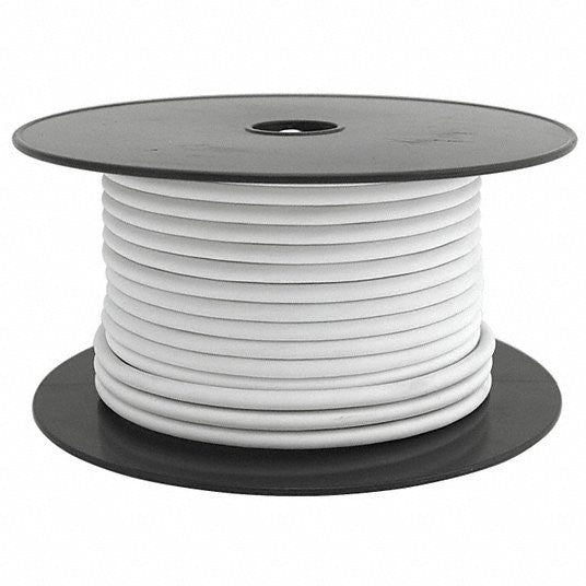 16 AWG Stranded Wire, White, 100 ft.