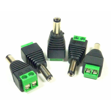 2.1mm DC Power Plug to Solderless Terminal