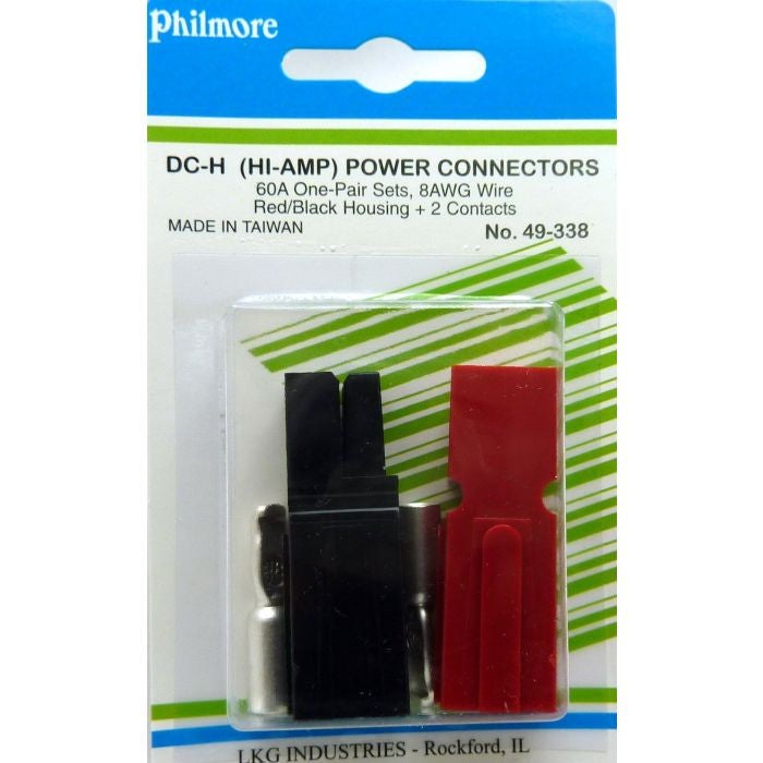 60A DC-H Power Connector Set Red/Black